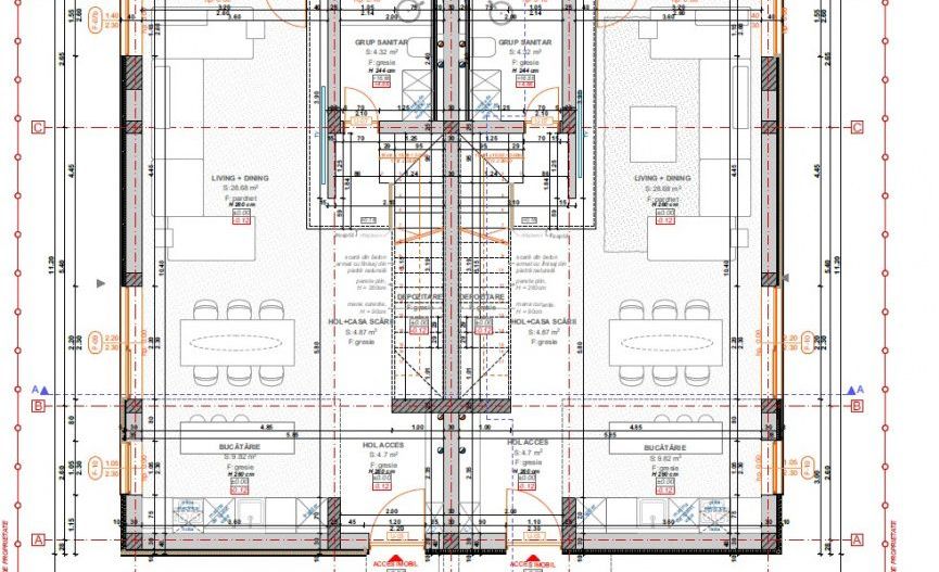 Teren pt duplex in Mehala cu autorizatie si proiect, strada asfaltata|Comision 0 - Schiță 12