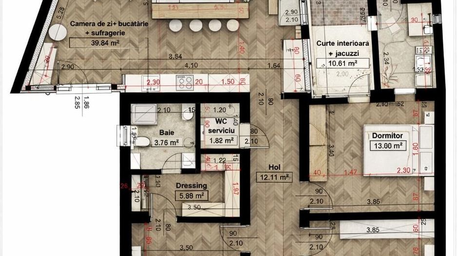Casă parter, luminoasă, – vizavi de Spitalul Județean-369.000 EURO neg - Poză 2