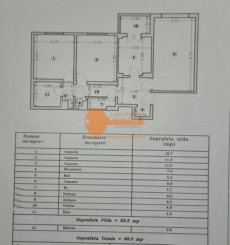 3 Camere 12 minute de Metrou Crangasi (Centrala Proprie) - Poză 3