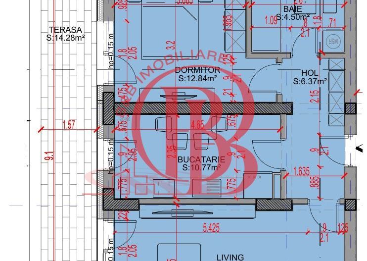 Apartament 2 camere Promo Loc Parcare Theodor Pallady - Schiță 2