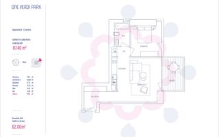 OFERTA Vanzare 2 camere | ONE Verdi Park | Finalizat | Lux Urban - Schiță 8