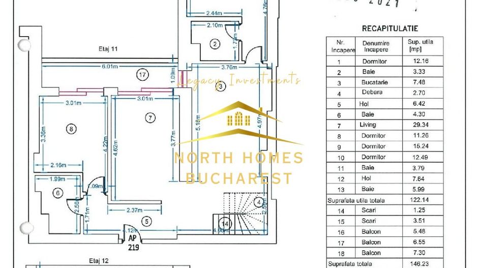 Penthouse cu vedere spectaculoasa Roka Nerva Traian, 0% comision - Poză 10