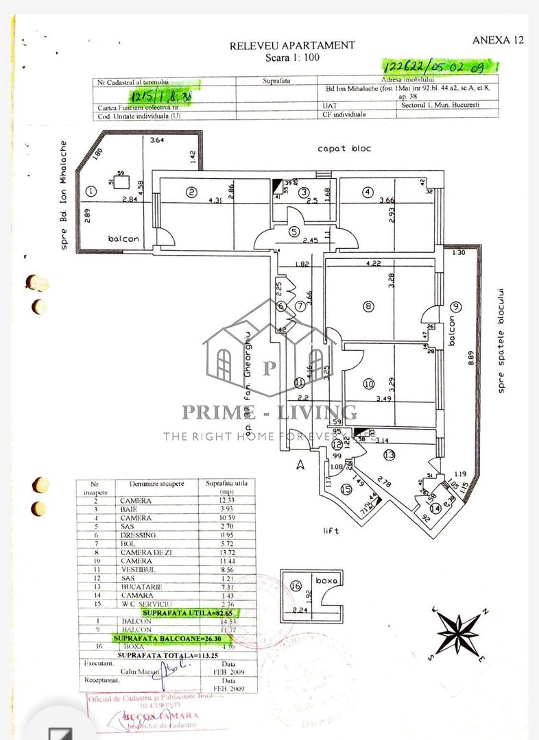 Apartament spatios pentru inchiriere in zona Blvd. Mihalache - Schiță 13