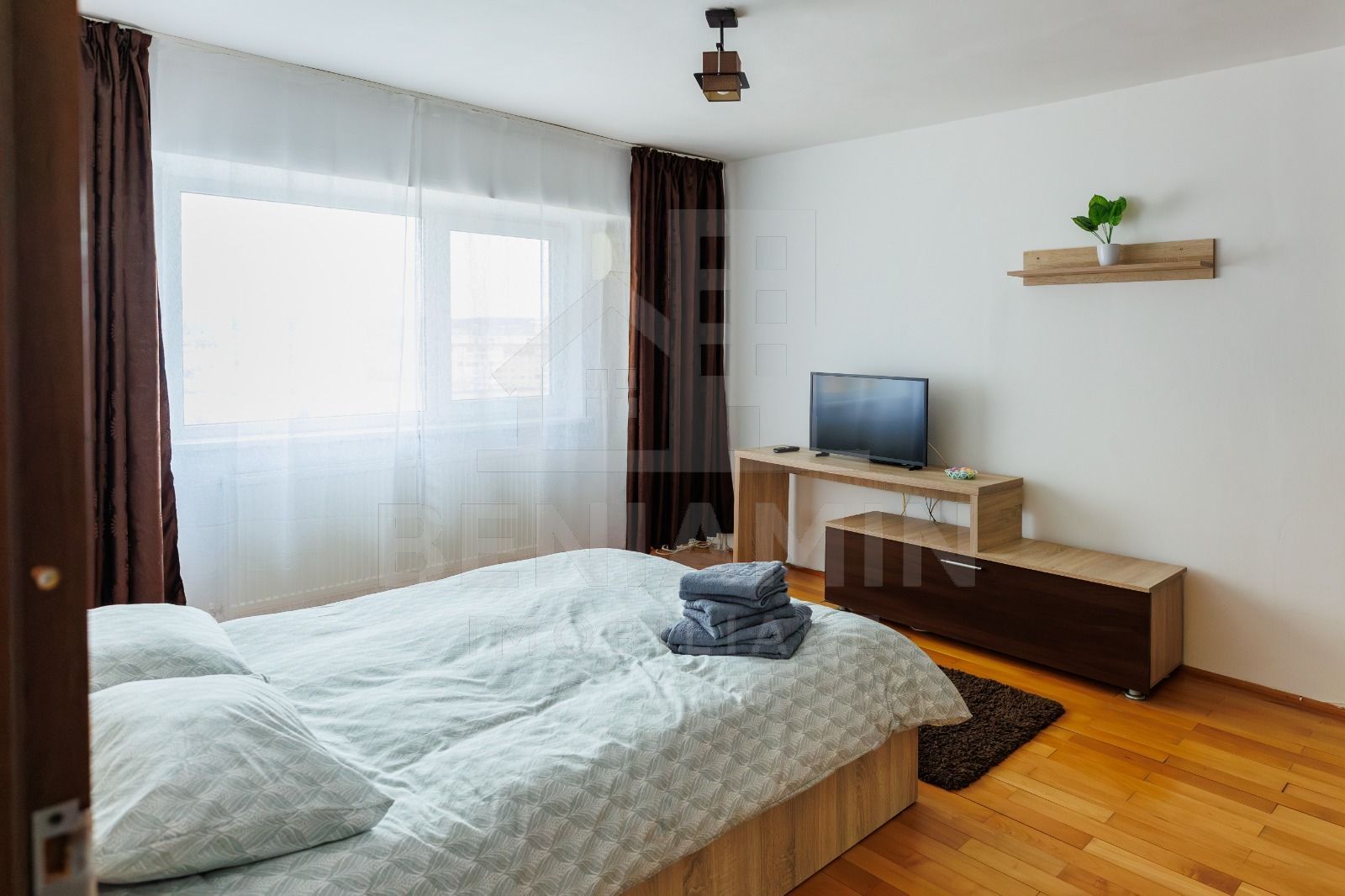 Garsoniera Decomandata pe Dezrobirii -centrala termica -etaj 9 -34mp - Poză 1