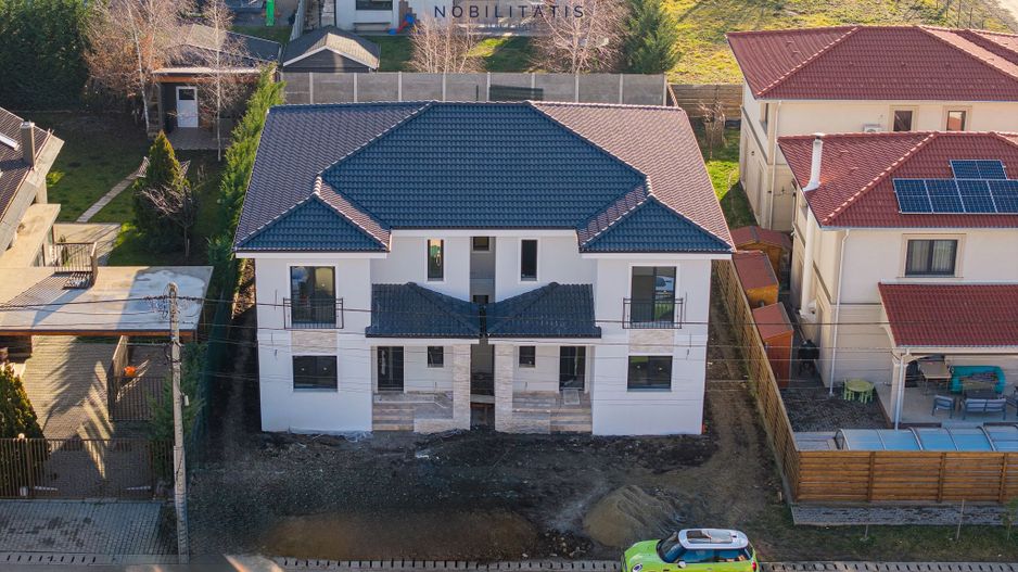Duplex nou deosebit - despartit prin camera tehnica | Curte amenajata - Poză 9