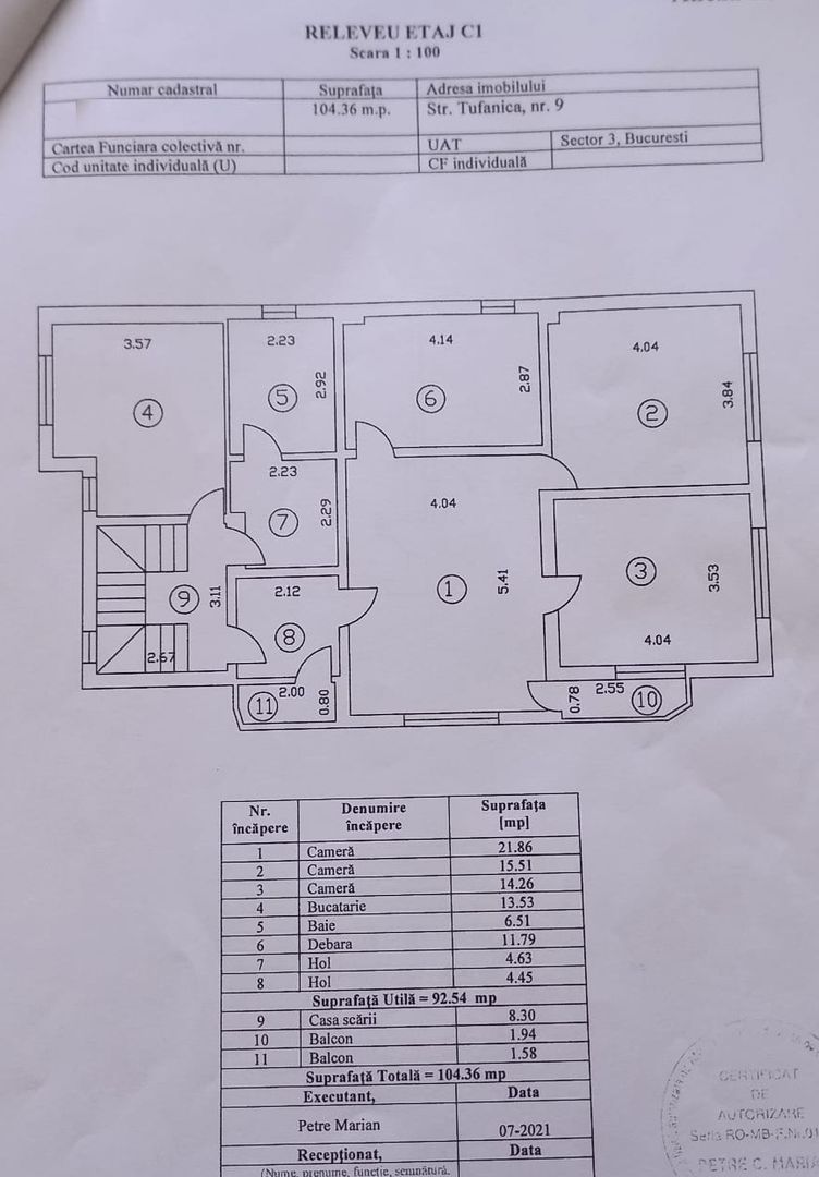 Vila deosebita cu teren 1050 mp de vanzare Metrou Republica Sector 3 - Poză 10