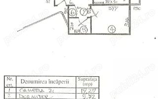 Apartament 4 camere – 85 mp – Iancului / Pantelimon - Schiță 2