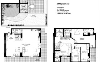 Penthouse LUX***5 camere**Terasa 191 mp//HERASTRAU//NORD - Schiță 24