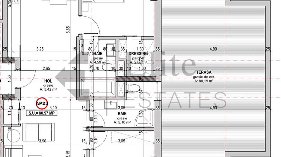 Penthouse de vanzare in Baile Felix - Schiță 2