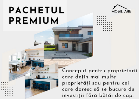 
            &gt; Toate serviciile din pachetul standard +&gt; Verificarea credibilității chiriașului&nbsp;&gt; Gestionarea contractelor de întreținere și servicii utilitare&nbsp;&gt; Rapoarte periodice privind starea proprietății&gt; Mentenanță 24h/7 și oferte pentru reparații&gt; Gestionarea și supravegherea lucrărilor de reparații și renovare              
  