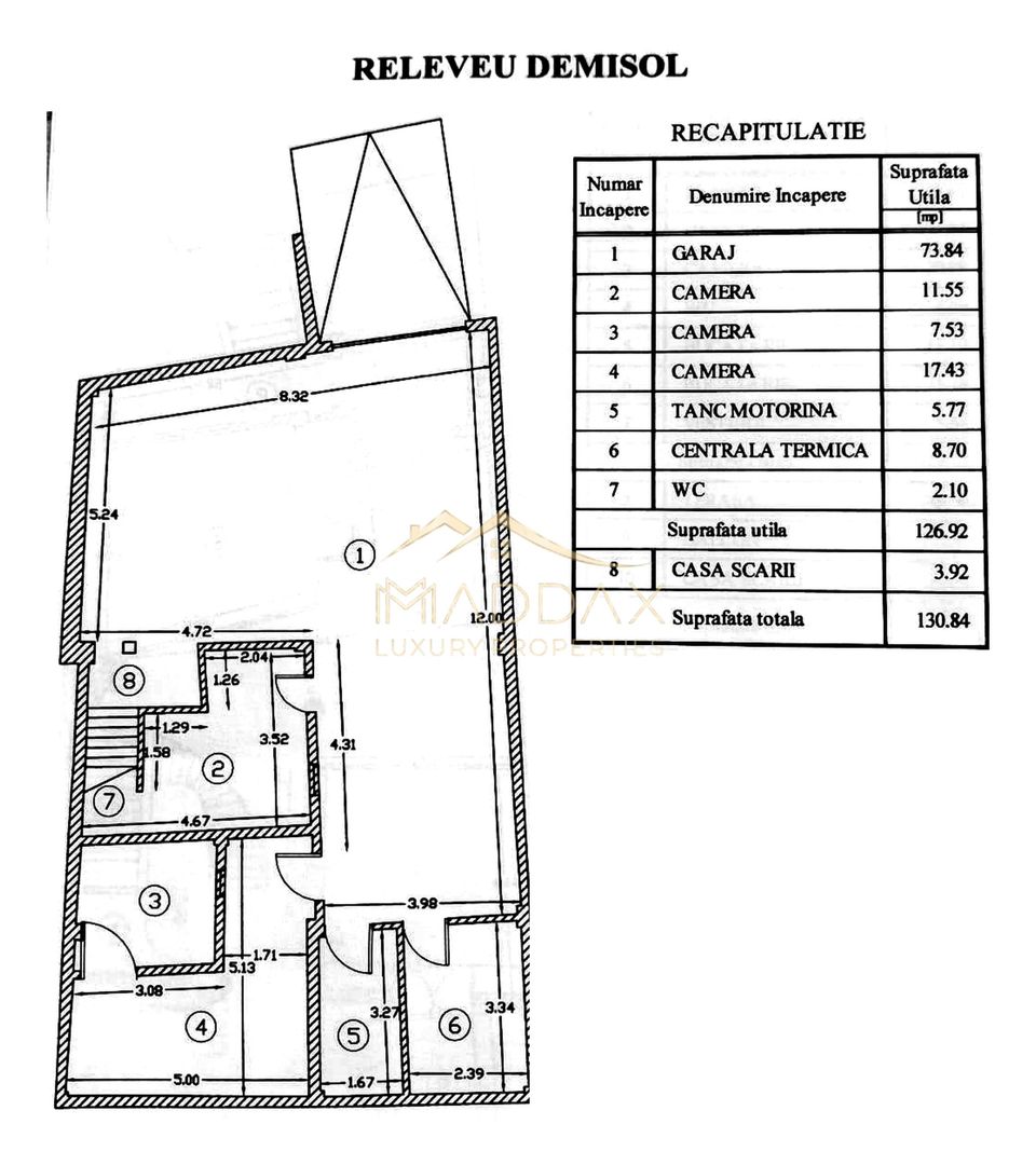 Vilă S+P+2E+M / 557 mp, // teren 164 mp / Cotroceni - Schiță 71