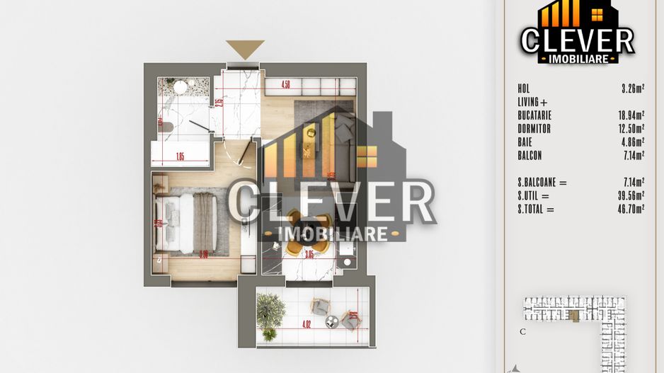 2 Camere Bloc Premium-Theodor Pallady-Direct Dezvoltator - Poză 1