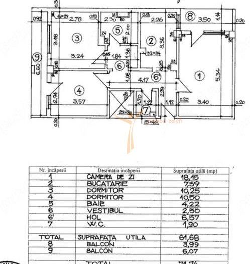 Apartament cu 3 camere de vânzare – Crângași - Poză 10