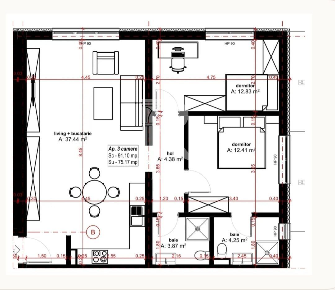 Apartament cu 3 camere | Parter | Grădină 70 mp | Oradea - Poză 4