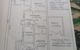 Casa demolabila  și teren 800mp cu toate utilitățile deschidere 26,5mp - Poză 32