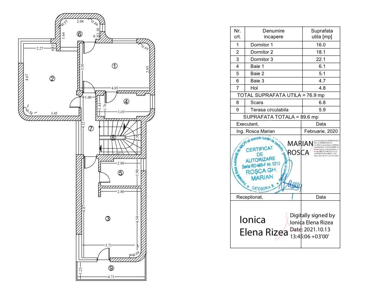 Vânzare, casă, 5 camere, Corbeanca, București - Schiță 14
