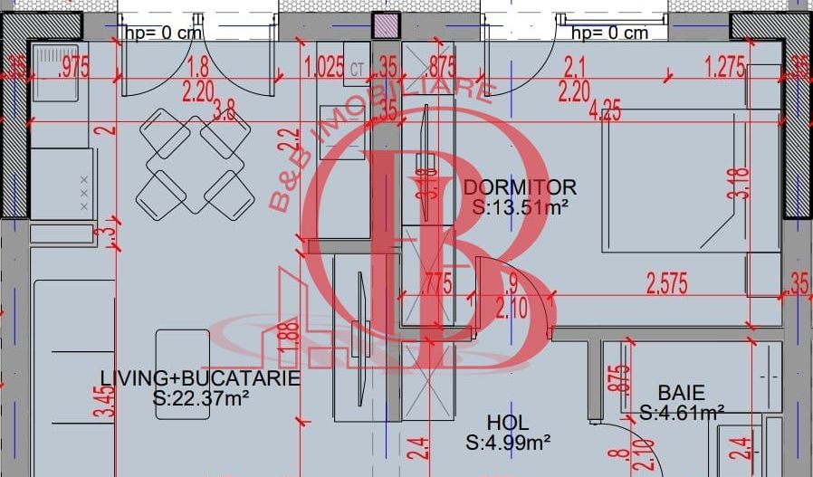 Oferta Lansare 2 camere bloc boutique  parcul Teilor - Schiță 7