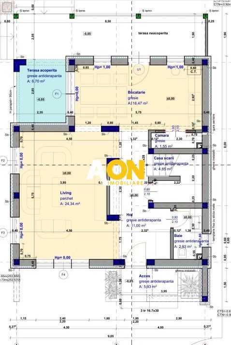 Casa 4 camere, 355 mp teren,  Alba -Micesti - Schiță 19