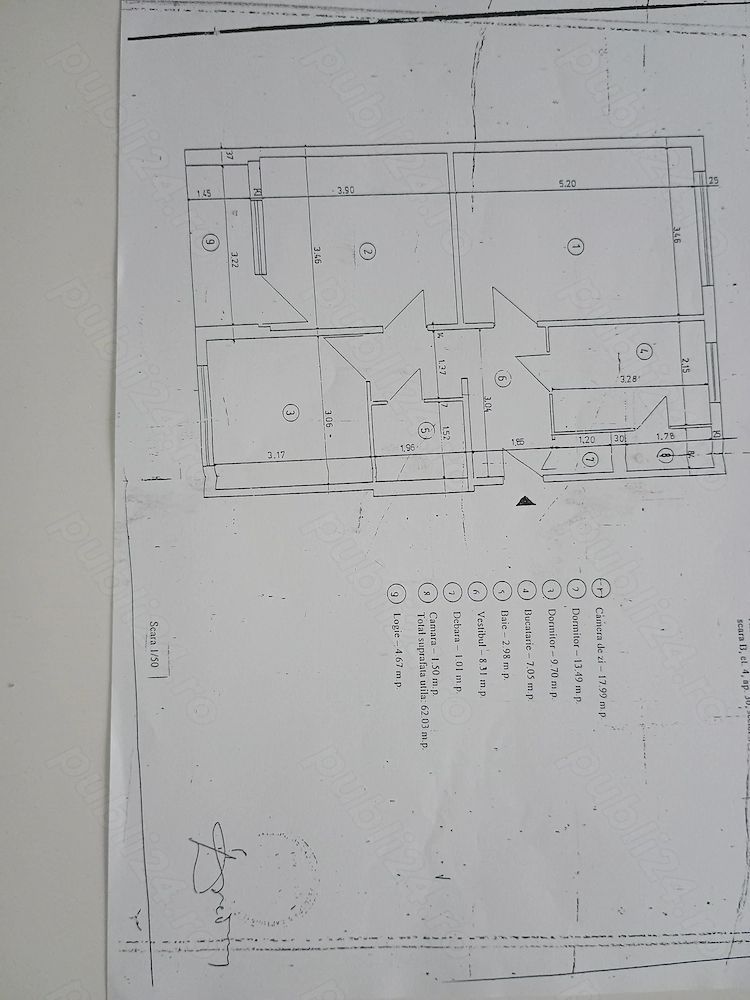Apartament Luminos 3 camere. Brancoveanu, Zona Izvorul Crisului. Loc parcare. - Poză 10