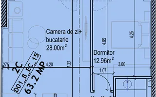 Vanzare, 2 camere,  One Lake District - Schiță 13