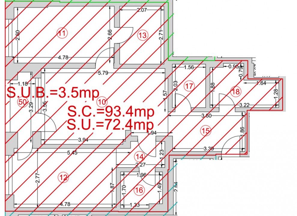 Inel II - COMPLEX PRIMO RESIDENCE - Apartament cu 3 camere situat la etajul 4. - Poză 25