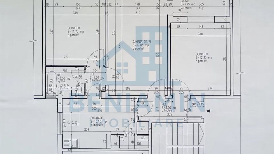3 decomandate - parter - 65mp - centrala - gol - Scriitorilor - Poză 4
