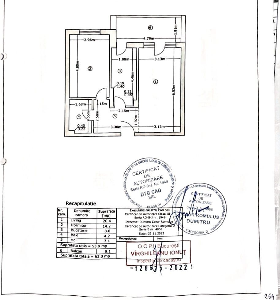 2 Camere cu Terasa Parcare subterana Inclusa-Titan Pallady - Schiță 11