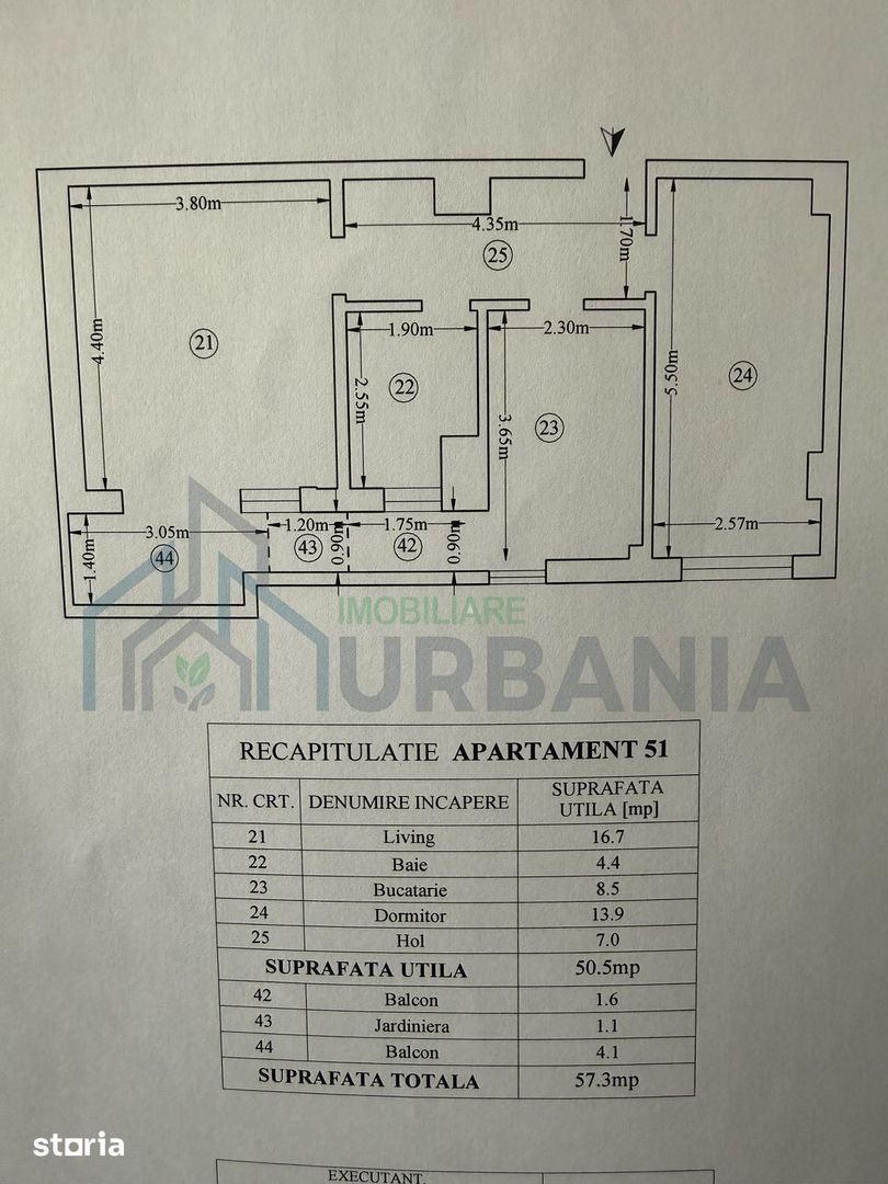 Apartament 2 camere decomandat în Evergreen Towers, Tătărași, Iași - Poză 11