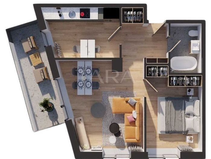 Apartament cu 2 camere. - Poză 8