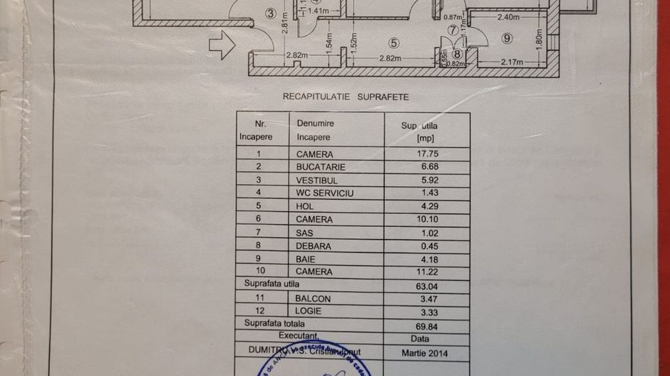 Apartament 3 camere de vanzare Crangasi - Poză 11