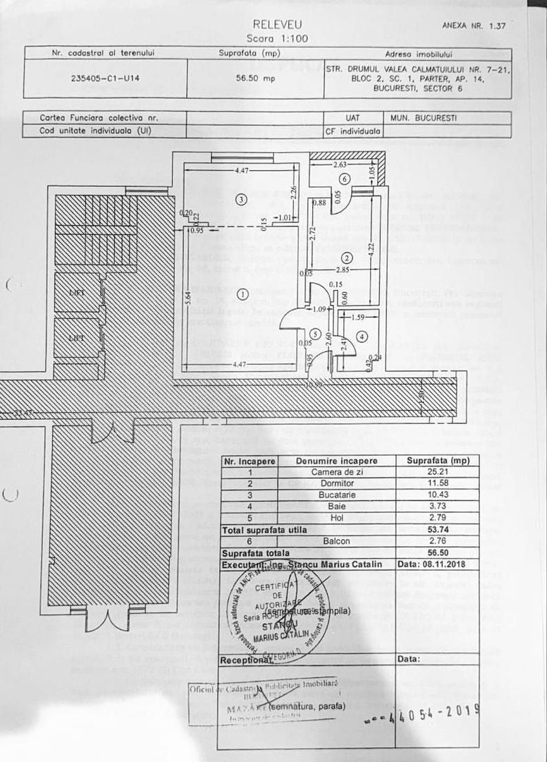 Apartament 2 camere -bloc2019- Bd. Timisoara – Drm. Valea Călmățuiului - Schiță 17