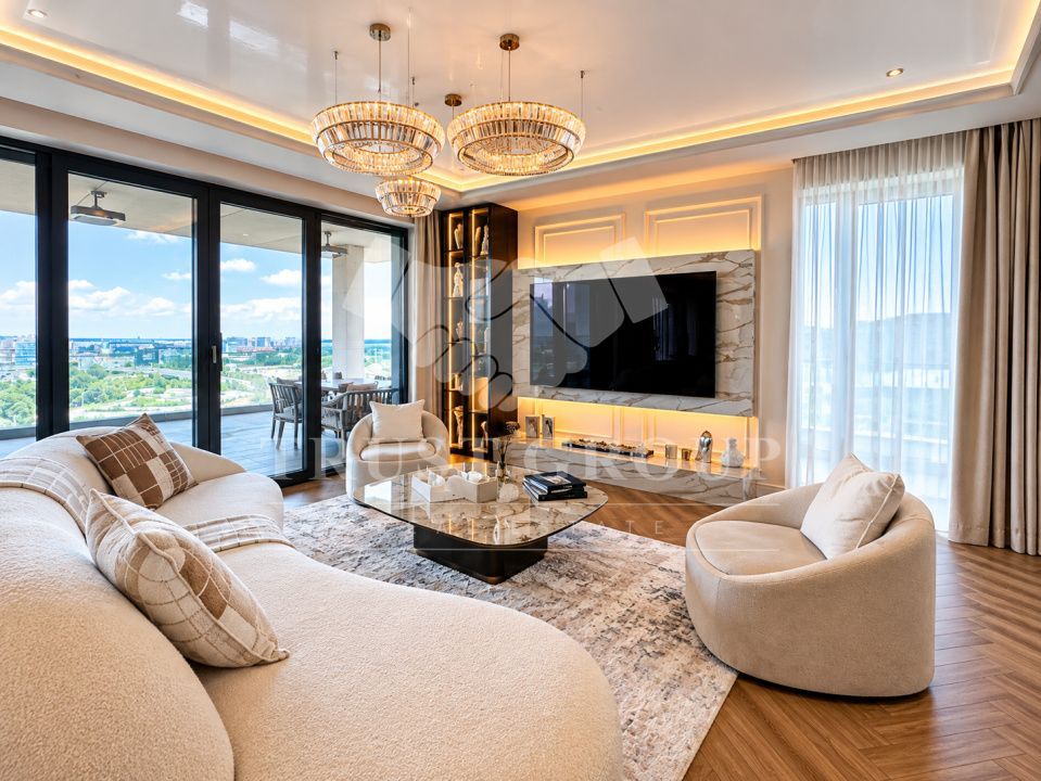 Penthouse tip Duplex Aviatiei | 196mp utili + 64mp Terase | 3 Locuri Parcare - Poză 1