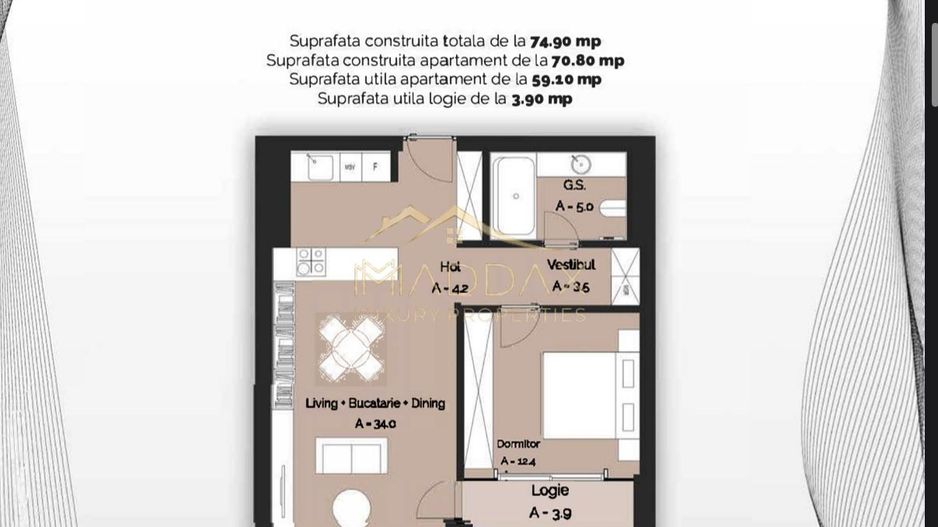 Proiect rezidențial // Apartamente 1-5 camere // Finalizare 2026 - Poză 56