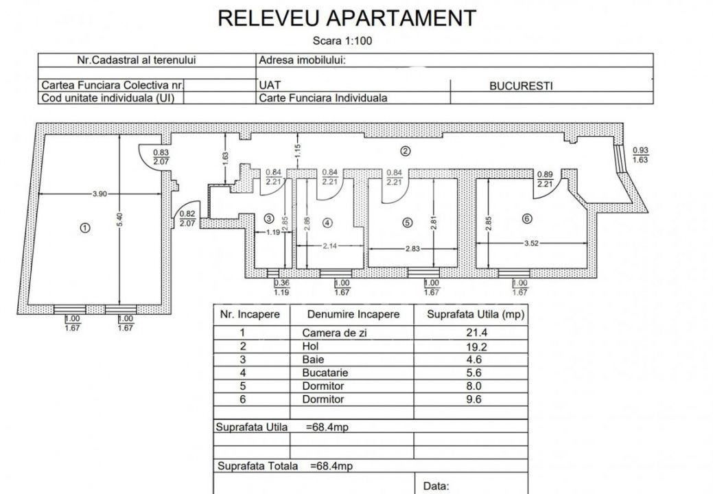 Apartament 3 camere in vila Cișmigiu | zona verde - Poză 17