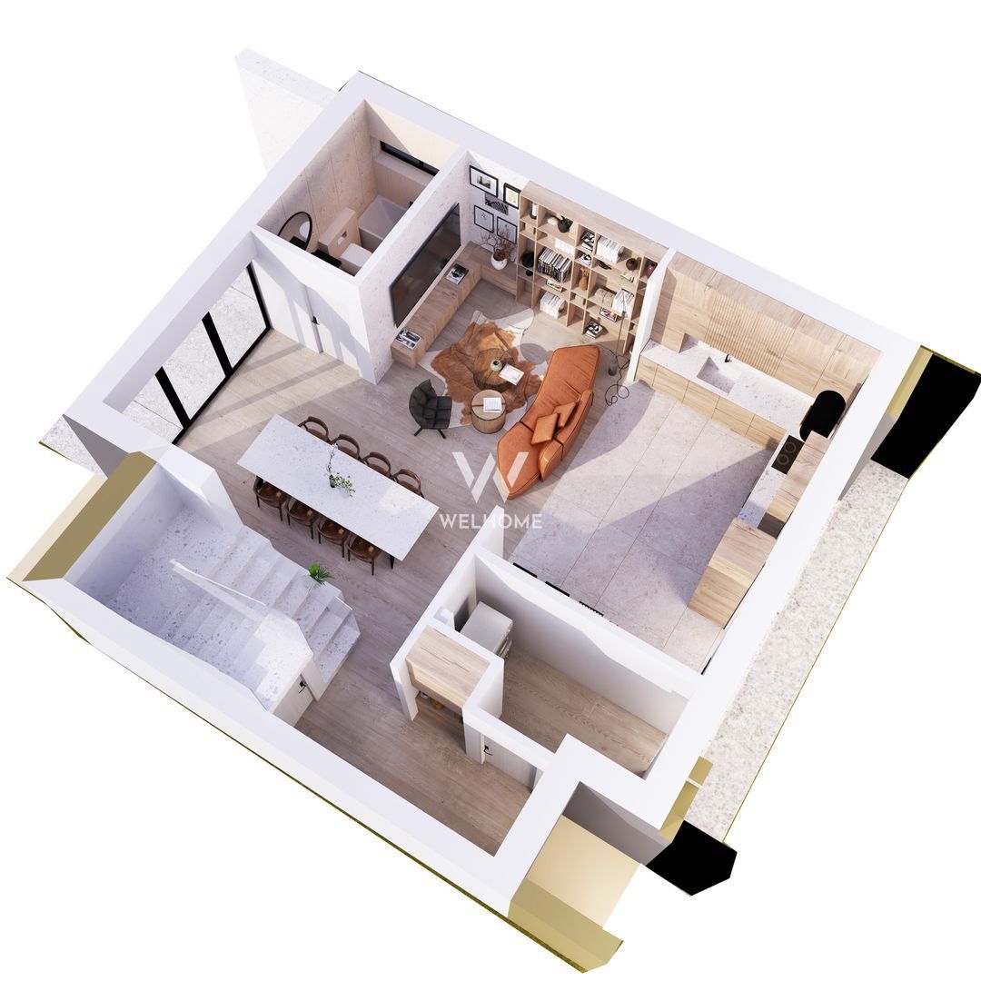 Duplex de vanzare-proiect nou-Sura Mica,Sibiu - Poză 8