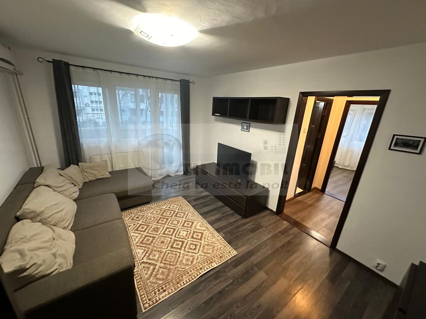 Apartament 2 camere Podu Roș, etaj 1 – Palas la 10 min, 500€ - Poză 1