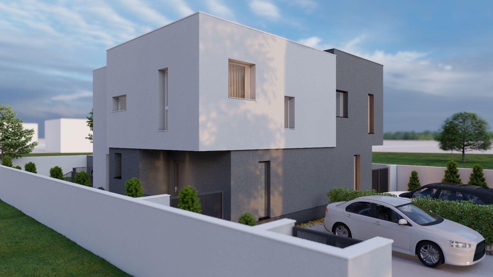 Duplex asimetric-pozitionare excelenta Sacalaz - Poză 1