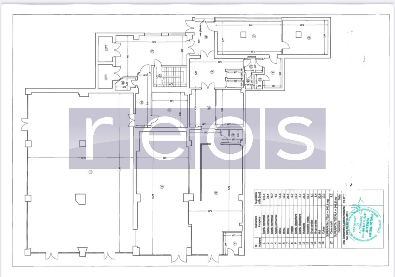 DE INCHIRIAT SPATIU COMERCIAL | PIATA FLOREASCA | 1000MP | - Poză 1