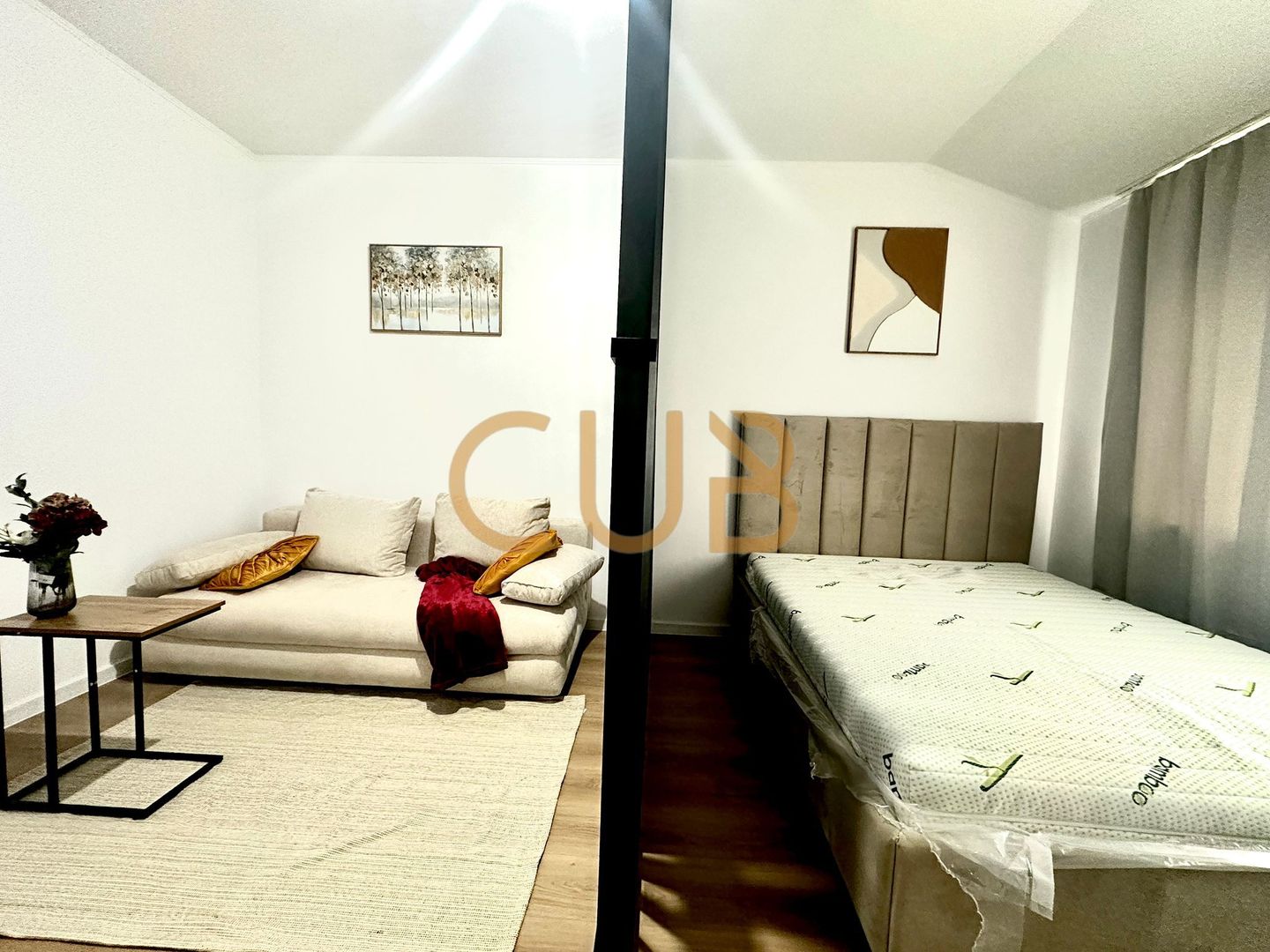 Ap NOU 1 cam mobilat+utilat | Bloc NOU,centrala,parcare| Zona Hotel IQ - Poză 4