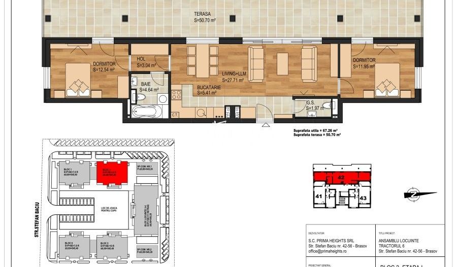 Vinzare Penthouse FINALIZAT SI INTABULAT BRASOV ZONA TRACTORUL - Poză 3