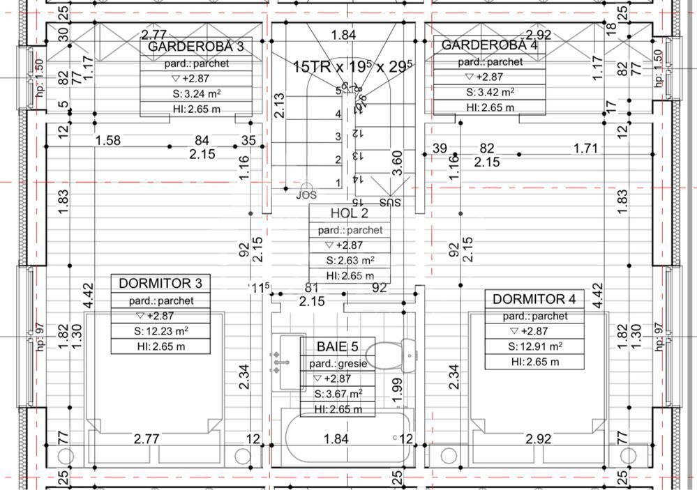 🏡 Case tip triplex de vânzare | 110 mp | Garaj | 126.000 € - Poză 13