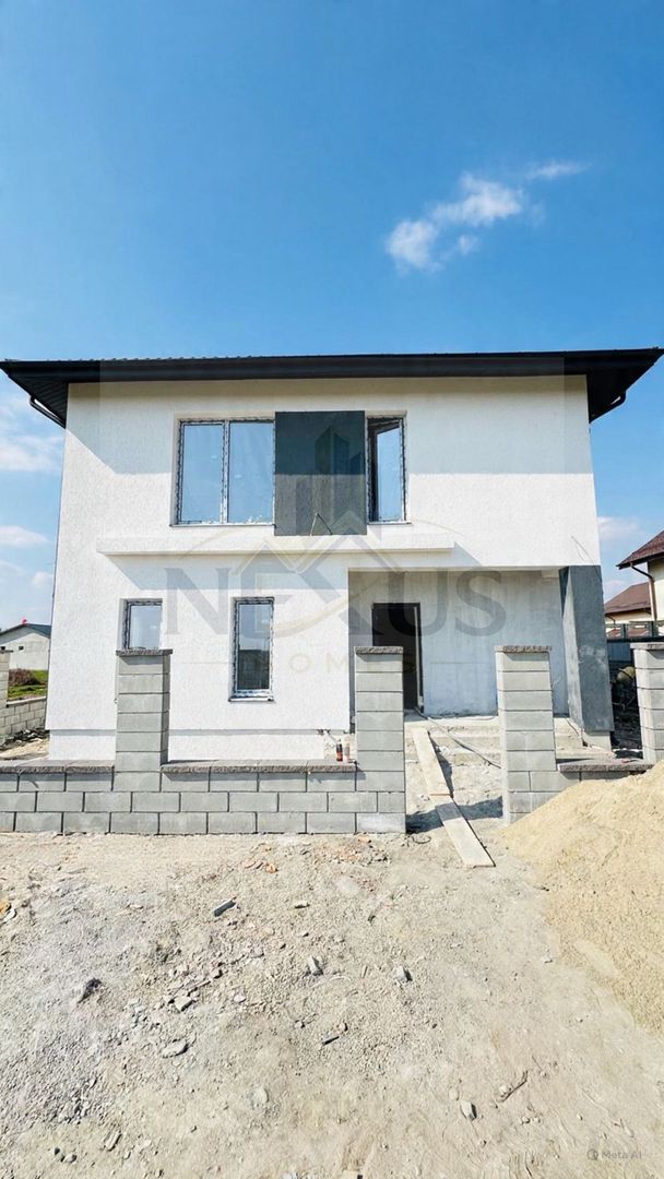 Casă P+1 (finalizare 2026) | 4 cam., 3 băi | 128mp utili | Teren 400mp - Poză 2