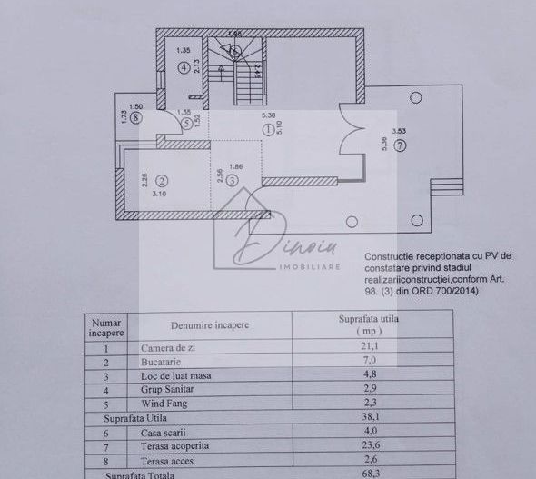 VILA 3 camere Henri Coanda Pipera Voluntari - 2bai 100mp 2 terase - Poză 2