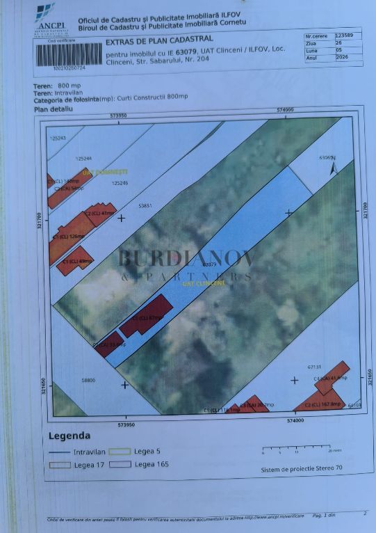 Teren intravilan 2.500 mp cu potențial rezidențial – Clinceni - Poză 5