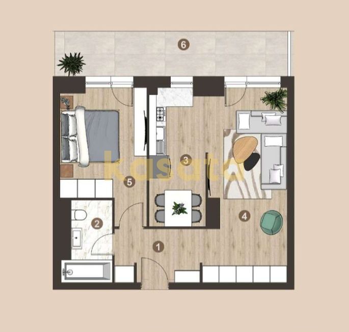2 camere I et3 I mobilat si utilat I First Estates I 53 utili - Poză 15