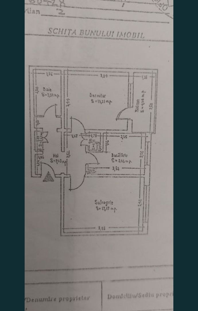 Vand apartament 2 camere - Poză 1