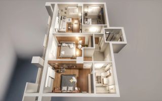 Apartament 3 Camere la Cheie I LUX I 0% Comision I 70.15 mpu - Poză 16