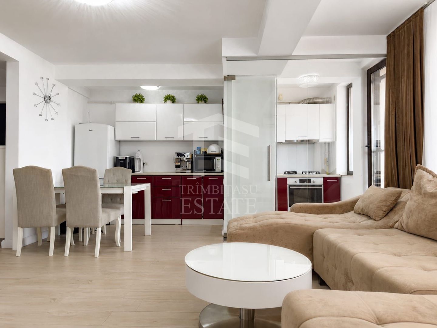 Apartament | 3 camere | Terasă panoramică 100 mp | Parcare - Poză 3