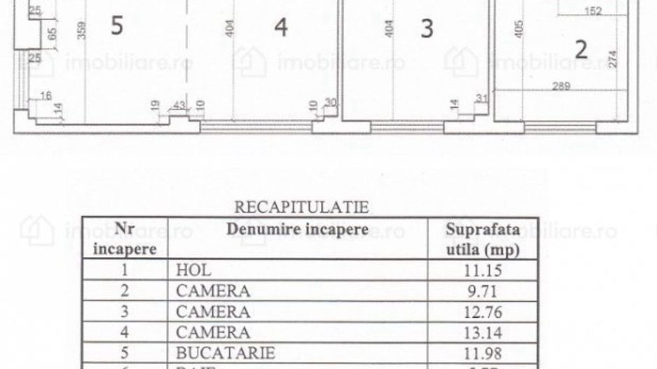 AP. 3 CAMERE 1 MAI, MOBILAT, CENTRALA, METROU 5 MIN, COMISION 0% - Schiță 11
