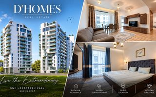 For Rent | Luxury 2-Room Apartment | 53 sqm | Balcony | Herăstrău - Poză 1